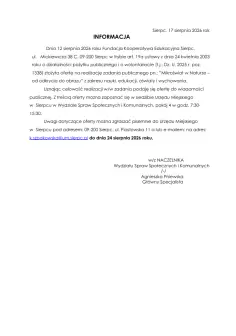 Wnioski o oszacowanie szkód dla poszkodowanych rolników w Sierpcu