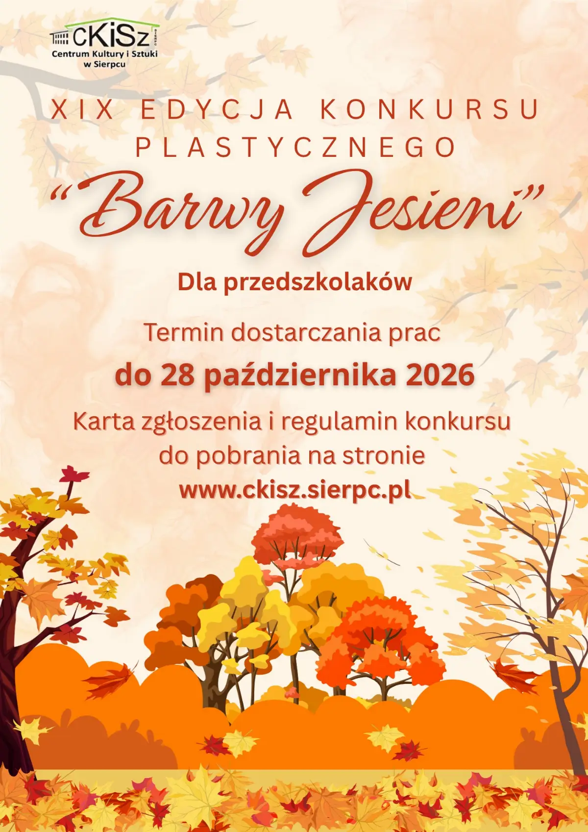 Konkurs Plastyczny 'Barwy Jesieni' dla przedszkolaków