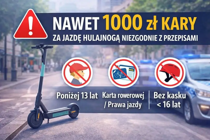 Przepisy dotyczące użytkowników hulajnóg elektrycznych