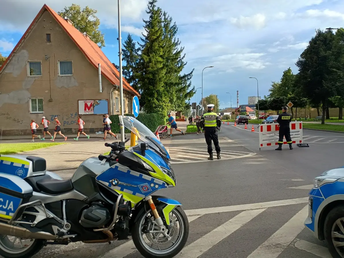 Policja zapewniła bezpieczeństwo podczas biegu „Sierpecka X”