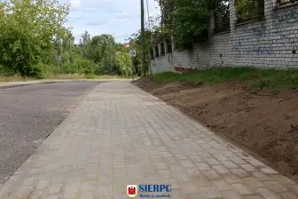 Zakończono budowę nowego chodnika przy ul. Słowackiego